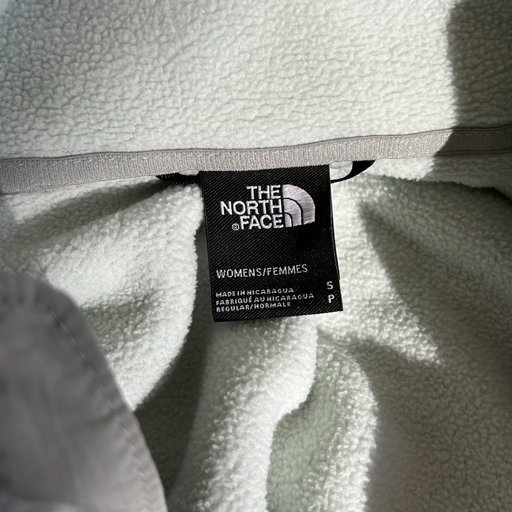 The North Face Denali Women’s Fleece Full Zip Jacket Coat Minty Green Size M - Picture 5 of 10